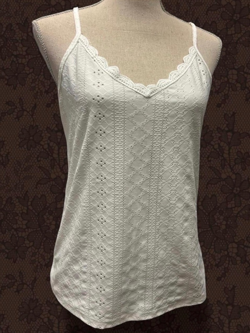 Adorable White Lace Cami <33